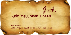 Györgyjakab Anita névjegykártya